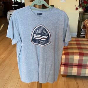State of Mind Light Gray Graphic Tee size Med